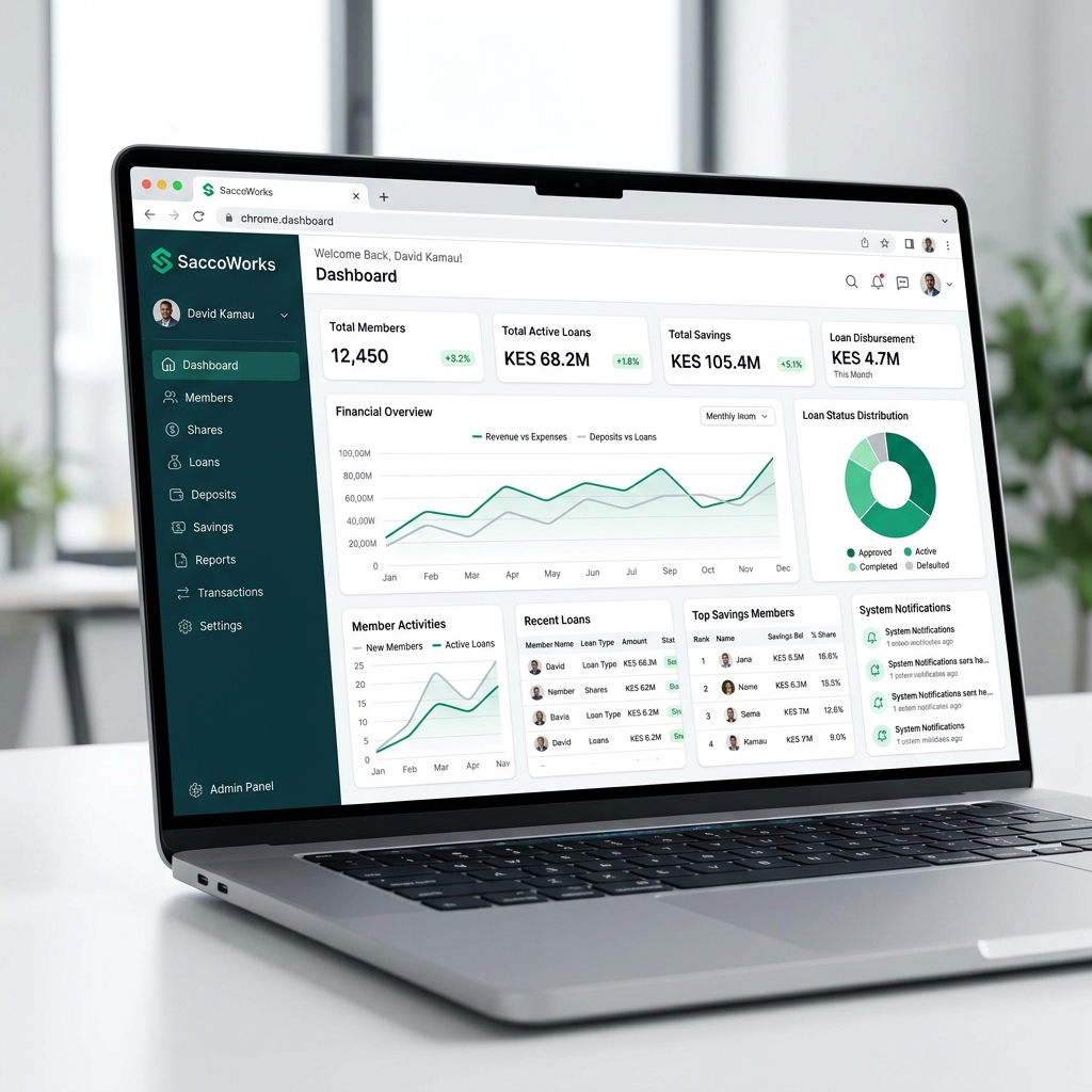 SaccoWorks Dashboard